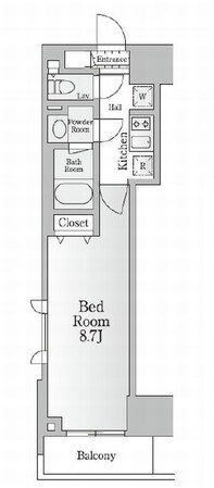レジディア神田淡路町の物件間取画像